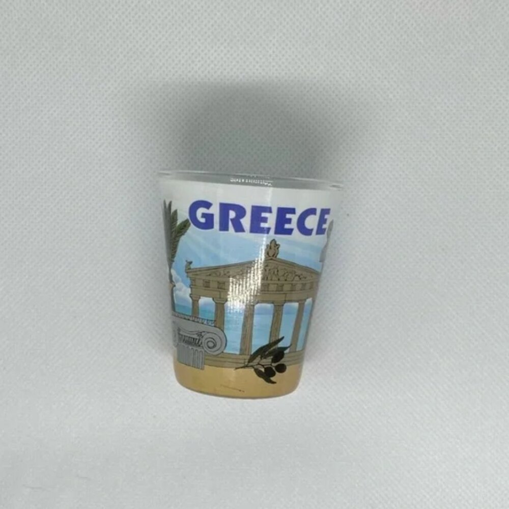 Santorini Souvenir Shot Glass